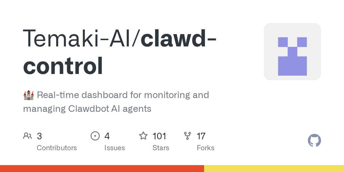 Clawd Control dashboard