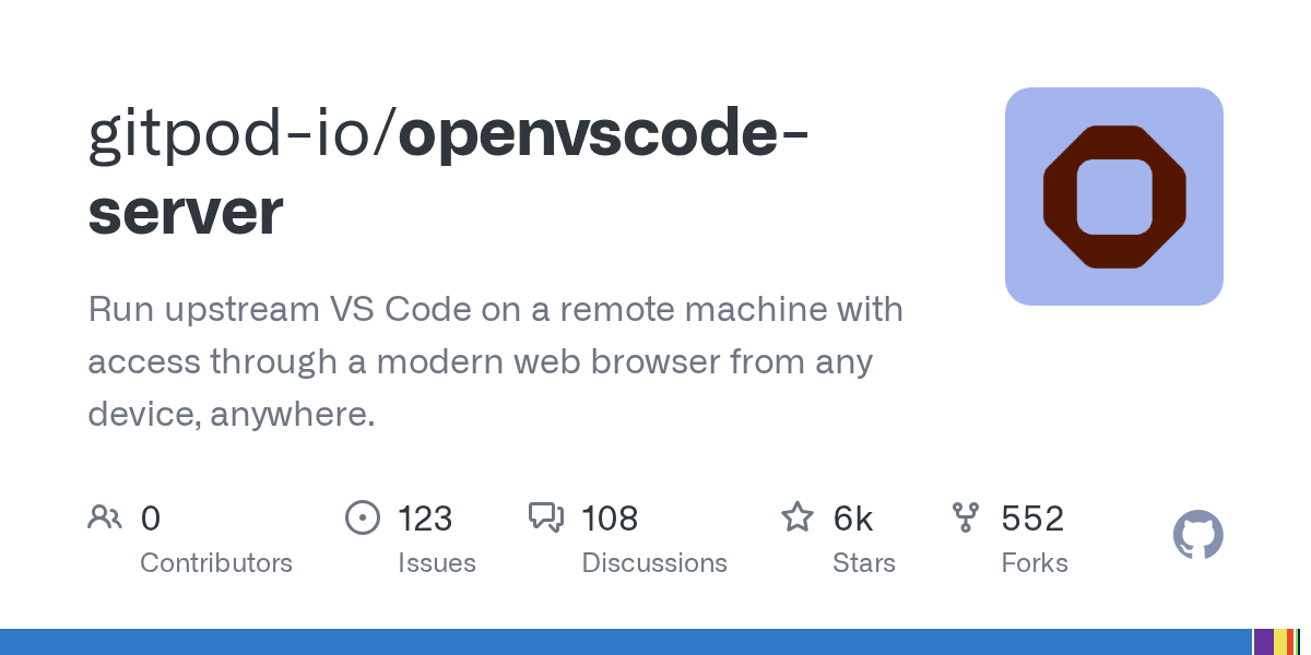 OpenVSCode Server in the browser